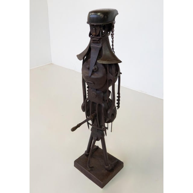 Iron Sculpture By Robert Michiels, Belgium, 1960s. This piece is attributed to the mentioned designer/maker. It has no...