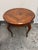 Henredon Acquisitions for Henredon Round Parquetry Pull-Out Side Table For Sale - Image 4 of 12