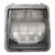 Holophane Vintage Industrial French Grey Cast Cut Glass Wall Light by Holophane For Sale - Image 4 of 8