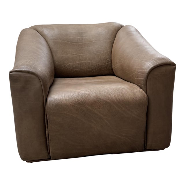 Vintage Swiss DS-47 Chair in Buffalo Leather from De Sede, 1970s For Sale