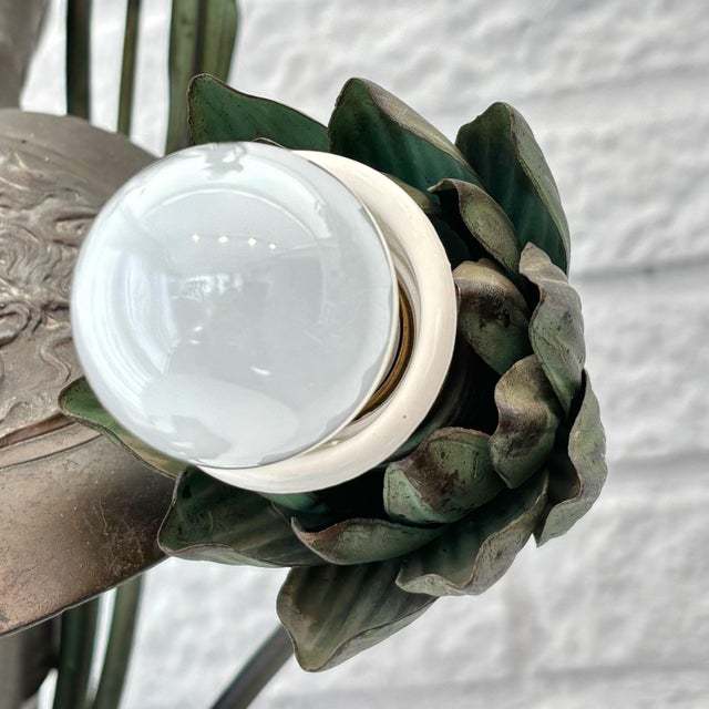 Antique Art Nouveau Table Lamp by Paul Aichele, Germany, 1910s For Sale - Image 16 of 18