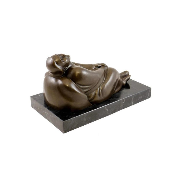 Dreaming Woman, 20th Century, Bronze For Sale - Image 5 of 9