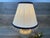 Mid-Century Modern Vintage Mid-Century Modern Porcelain & Brass Table Lamp For Sale - Image 3 of 6