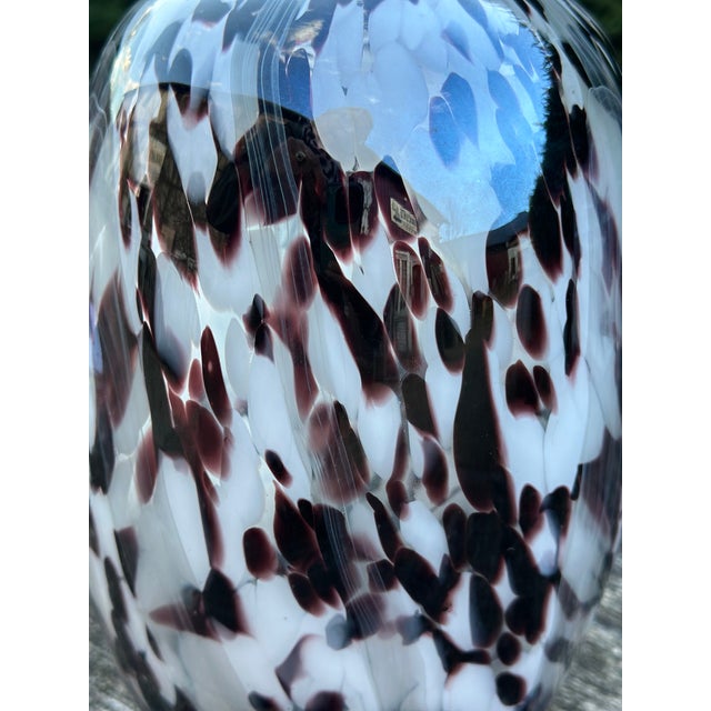 Murano Glass Vase, 1980s For Sale - Image 6 of 12