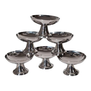 Vintage French Dessert Coupes #3- Set of 6 For Sale