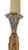 1920s Pair of 1920s Art Deco Bronze Candle Lamps Skyscraper Base, Nickel & Gold Plated For Sale - Image 5 of 18