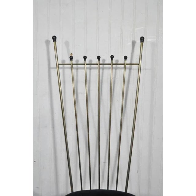 Vintage Mid Century Modern Arthur Umanoff Style Metal Dining Chairs - Set of 4 For Sale - Image 4 of 11