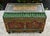 Wood Vintage Unique Hand Painted Designed Moroccan Lift Top Trunk For Sale - Image 7 of 12