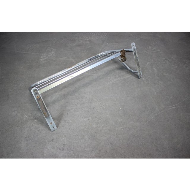 Vintage Bauhaus Chrome Wall Coat Hanger, 1930s For Sale - Image 7 of 9