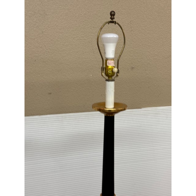 Late 20th Century Neoclassical Style Column Buffet Table Lamps, Pair For Sale - Image 5 of 12