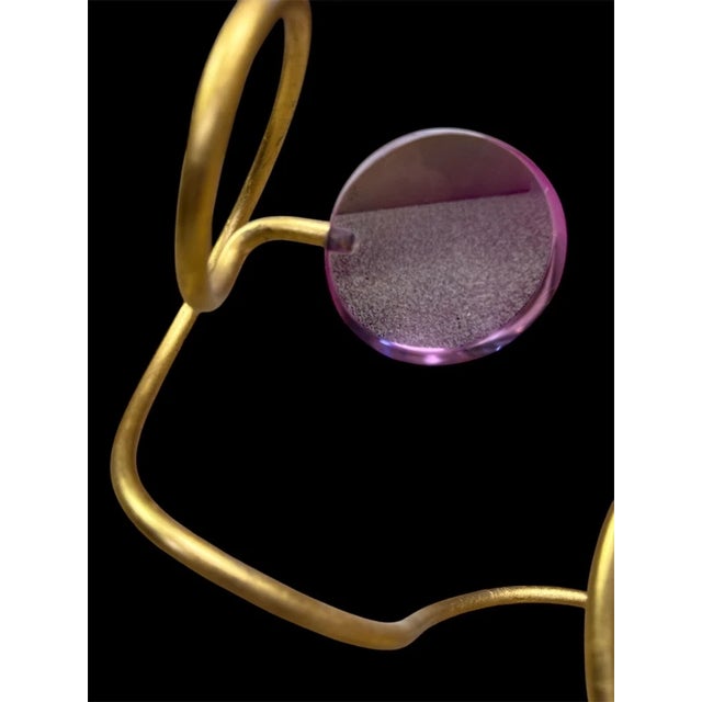 Modern Modern Acrylic Geometric Shape Table Sculpture For Sale - Image 3 of 11