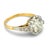 Antique Gia 2.04 Carat Old European Cut Diamond 18k Yellow Gold Platinum Ring, Size 6 For Sale - Image 4 of 7