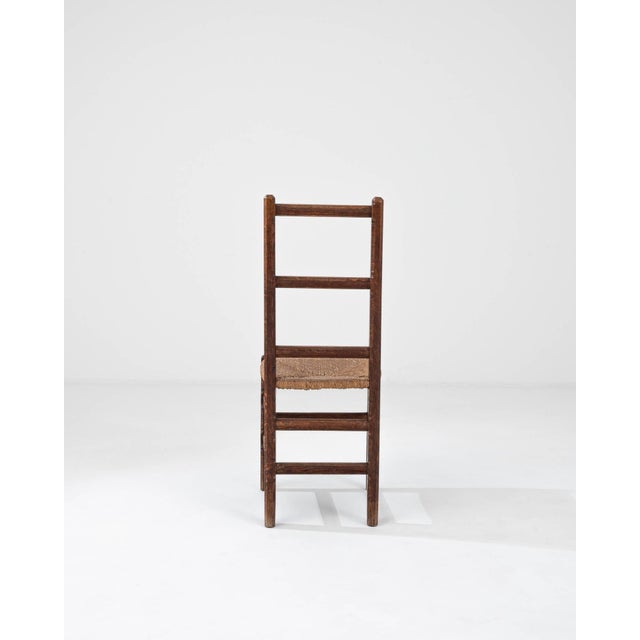 Traditional 1900s Belgian Wooden Chair For Sale - Image 3 of 18