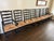 A beautiful matching set of eight French Country style dining chairs, including two armchairs and six side chairs. Each...