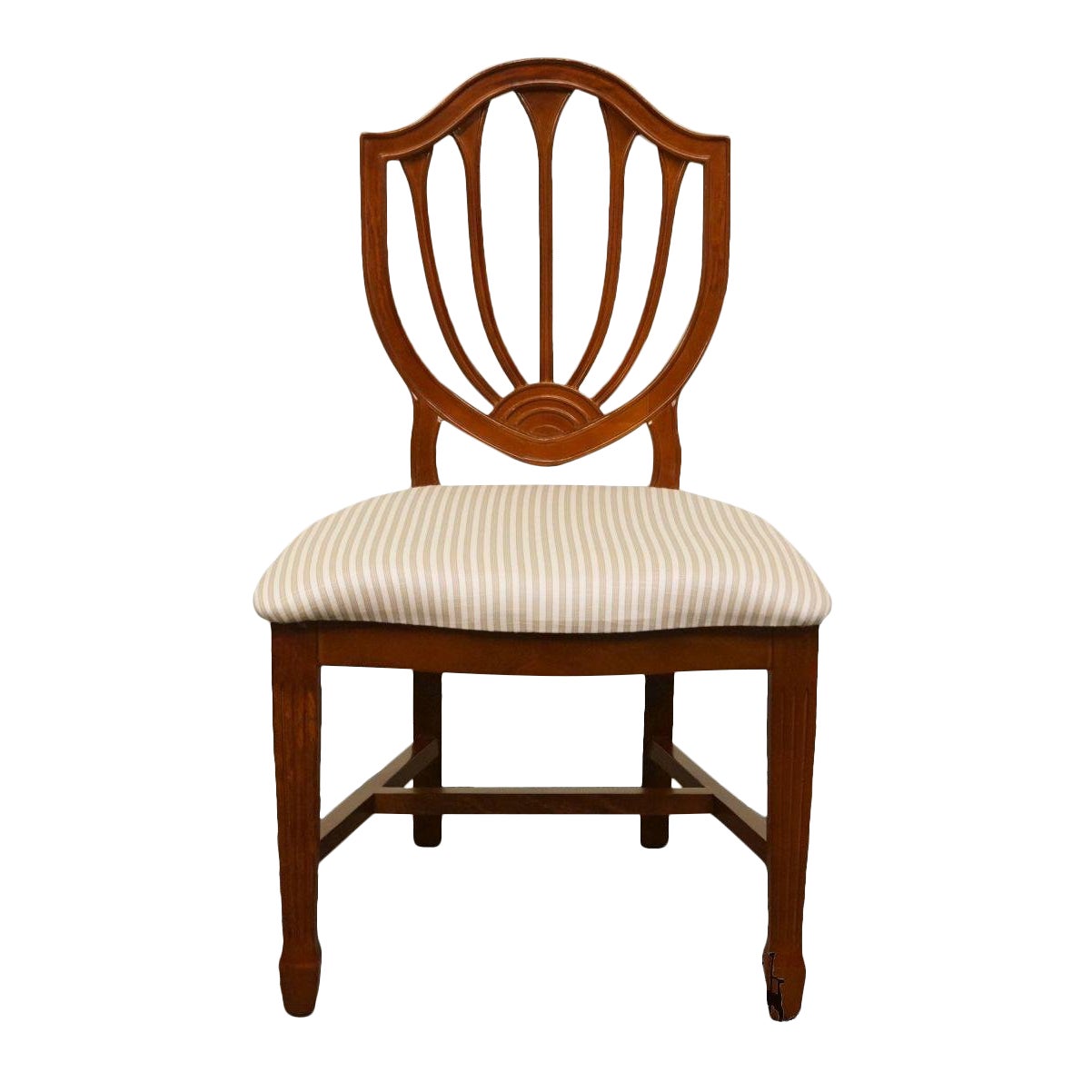 Bombay Co. Duncan Phyfe Shield Back Accent Side Chair Chairish