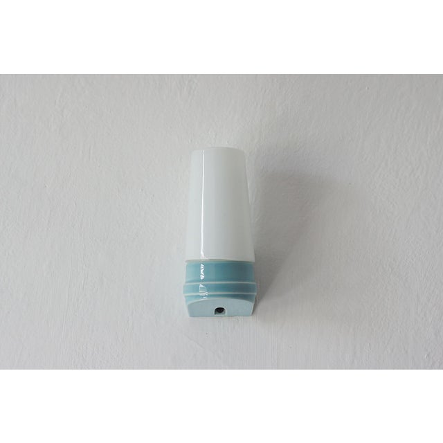 Ceramic Wall Sconces by Sigvard Bernadotte for Ifö, Sweden, 1960s For Sale - Image 4 of 7