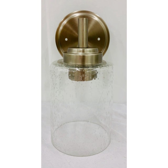 2020s Modern Metal & Glass Sconce For Sale - Image 5 of 9