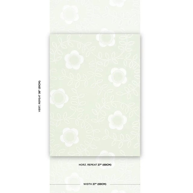 Neisha Crosland was inspired by Elizabethan embroidery and the art of Raoul Dufy when she created Tudor Rose wallpaper, a...