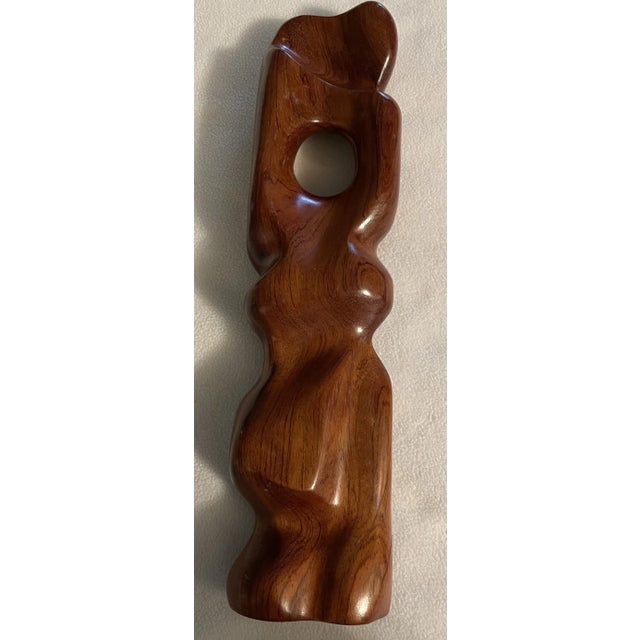 1950s 1950s Hand Carved Wooden Standing Totem Type Figure by Paul Richard (Dick) Perras For Sale - Image 5 of 12