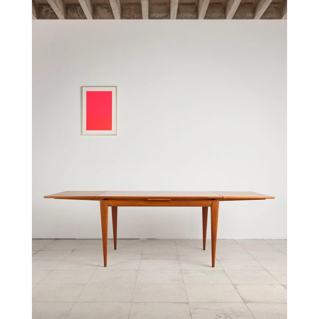 Brown Extendable Dining Table Model 12 in Teak by Niels O. Møller for j.l. Møllers, Denmark, 1960s For Sale - Image 8 of 18
