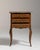 19th Century France Rich Walnut Brown Carved Walnut Petite Commode For Sale - Image 4 of 11