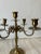 Mid-Century Brass Candelabra For Sale - Image 4 of 7
