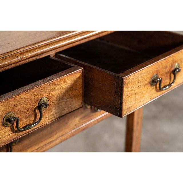 George III English Writing Table in Mahogany, 1780 For Sale - Image 12 of 16