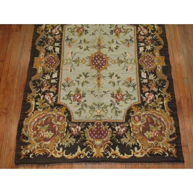 Contemporary Vintage Besserabian Kilim - 5' x 6'7" For Sale - Image 3 of 6