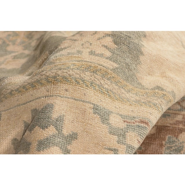 Vintage Turkish Oushak Rug, 07'09 X 12'09 For Sale In Dallas - Image 6 of 10
