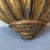 Hollywood Regency Mid 20th Century Large Italian Gold Scalloped Hanging Wall Planter For Sale - Image 3 of 10