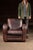 c. 1980s/1990s; Legacy Leather International Inc. - Concord, Ontario Substantial leather club chair paired with a matching...