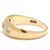 British .50ctw Diamond Three Stone Band Ring, 18k Yellow Gold, Ring Size 5.25 For Sale In Greensboro - Image 6 of 7
