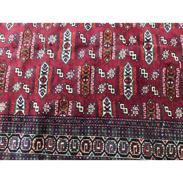 1980s Vintage Tekke Turkmen Boukhara Back For Sale - Image 5 of 16
