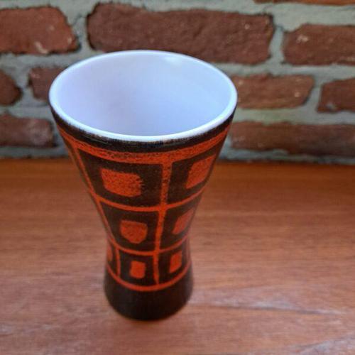 Glazed Terracotta Vase – West Germany (1970s)