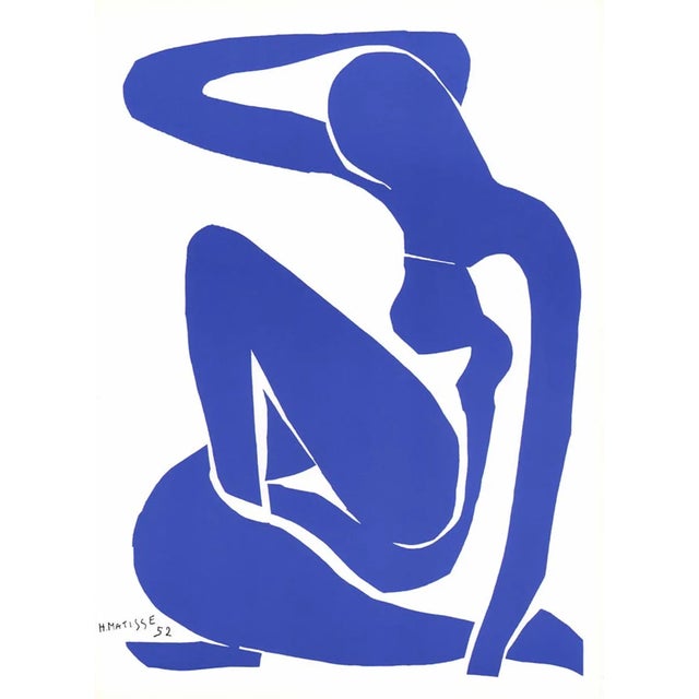 Artist: Henri Matisse Country: France Title: Blue Nude 1 Medium: Lithograph Paper Size: 14 x 10 inch Printed: 1984 in USA...