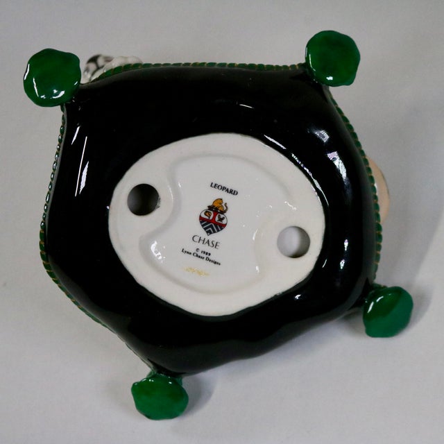 Ceramic 1989 Lynn Chase Jaguar Jungle Leopard Figurine For Sale - Image 7 of 9