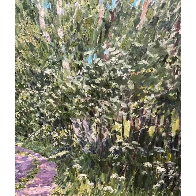 Georgij Moroz, Summer Bicycle in Countryside, 2004, Oil on Canvas For Sale - Image 6 of 8