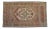 1970s Vintage Hand-Knotted Small Rug Muted Color Organic Wool Doormat Entry Decor 2x3 Ft Approx For Sale