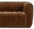 Wood Copper Velvet Tufted Sofa For Sale - Image 7 of 8