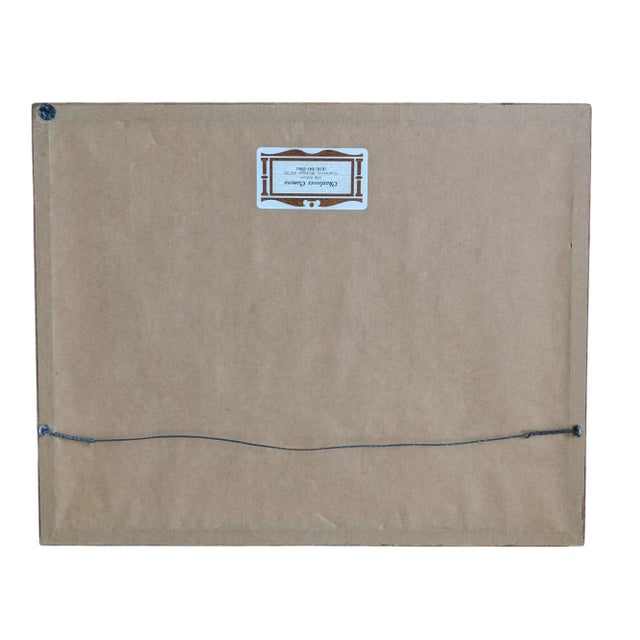 Vintage Original Still Life Botanical Watercolor Signed For Sale - Image 9 of 9