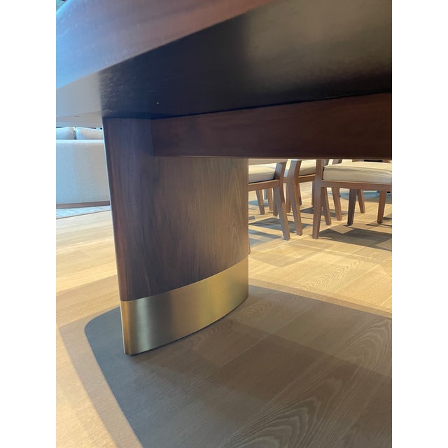 Holly Hunt Holly Hunt Diplomat Dining Table For Sale - Image 4 of 9