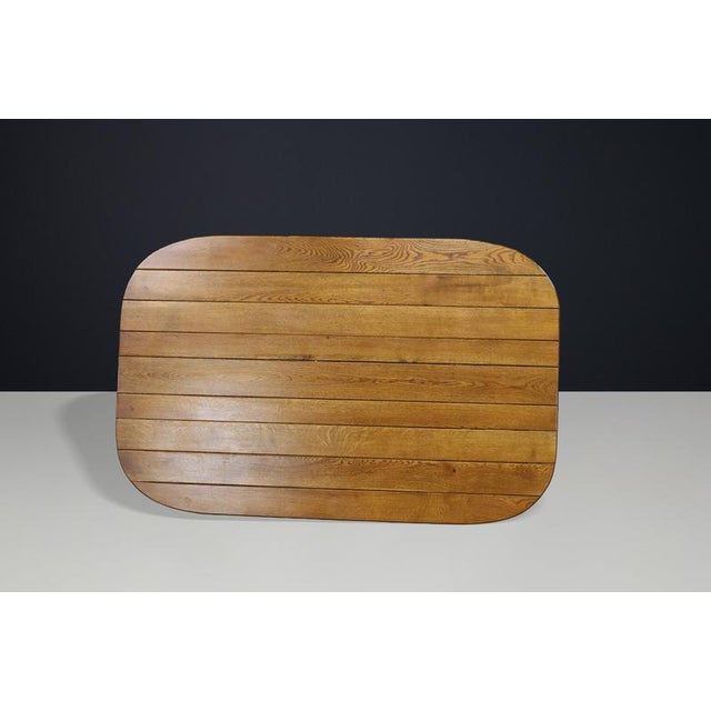 Brown Rustic Sculptural Wooden Dining Table with Organic Branch Base, 1950s For Sale - Image 8 of 12