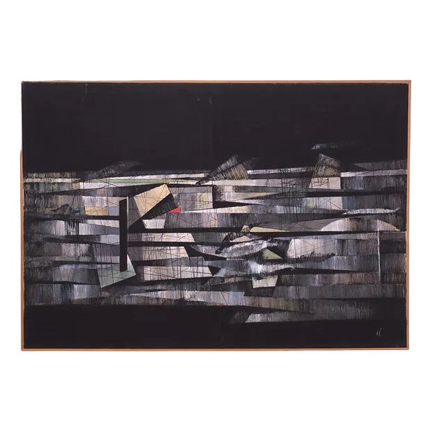 Hans Engel, Abstract Composition, Painting For Sale