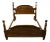 Cochrane Furniture Chesapeake Oak Collection Queen Size Cannonball Bed 9341-86-5 For Sale