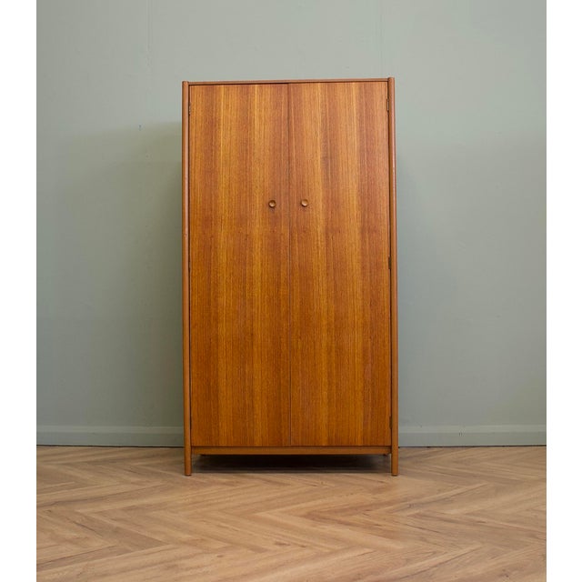 Mid-Century Teak Wardrobe, 1960s For Sale - Image 10 of 10