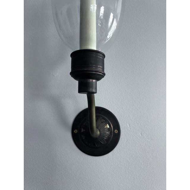 English Clandon Storm Wall Lights Vintage Vaughan( Pair ) For Sale - Image 3 of 11