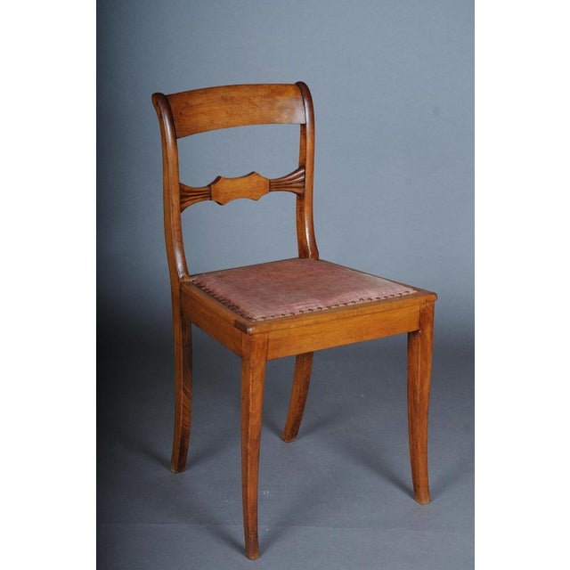 Set of Biedermeier Chairs in Birch, 1840s For Sale - Image 13 of 16