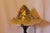1980s Art Nouveau Lamp Art Glass Shade Bronze Casting after Louis Majorelle For Sale - Image 13 of 18