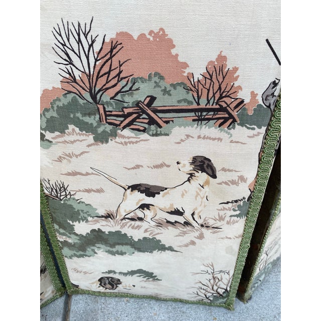 Vintage Ralph Lauren Style Reversible 5-Panel Room Divider – Farmhouse Rustic Cabin Wood Double-Sided Screen For Sale - Image 12 of 12