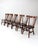 Mid 20th Century Vintage Colonial Spindle Back Wood Dining Chairs Set of 6 For Sale - Image 5 of 16